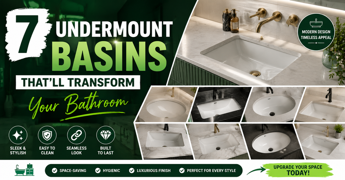 7 Undermount Basins That'll Transform Your Bathroom