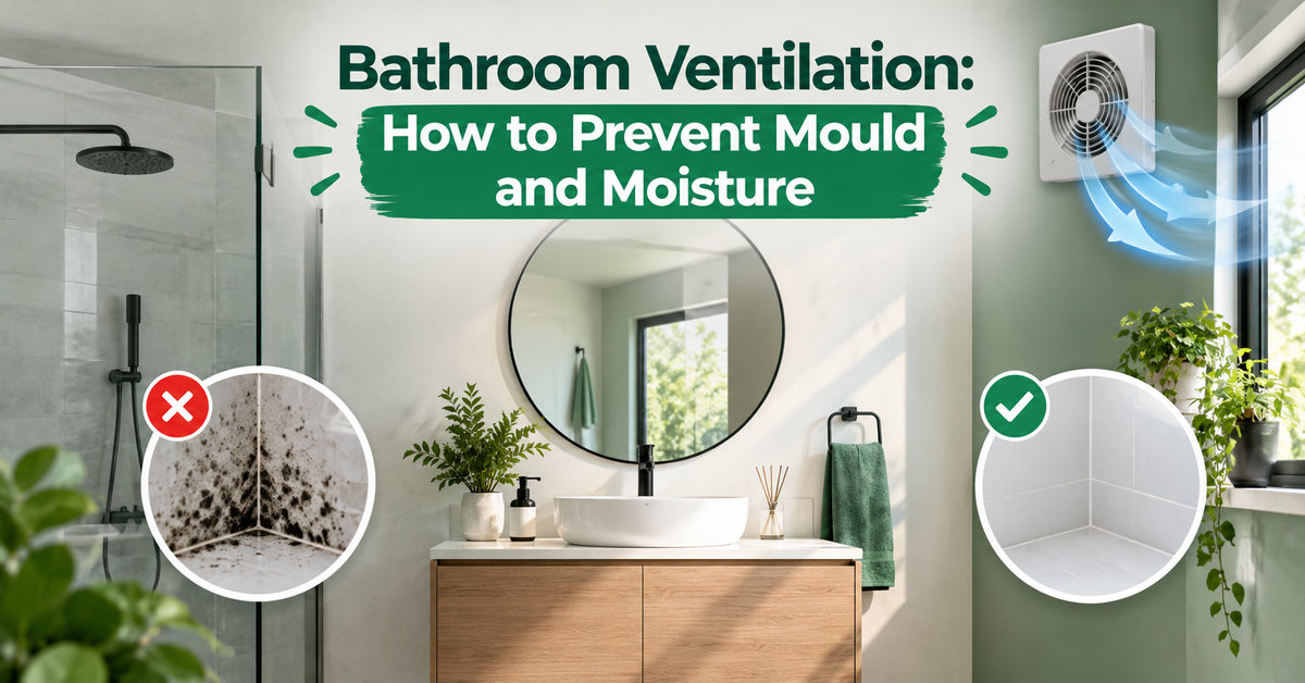 Bathroom Ventilation: How to Prevent Mould and Moisture