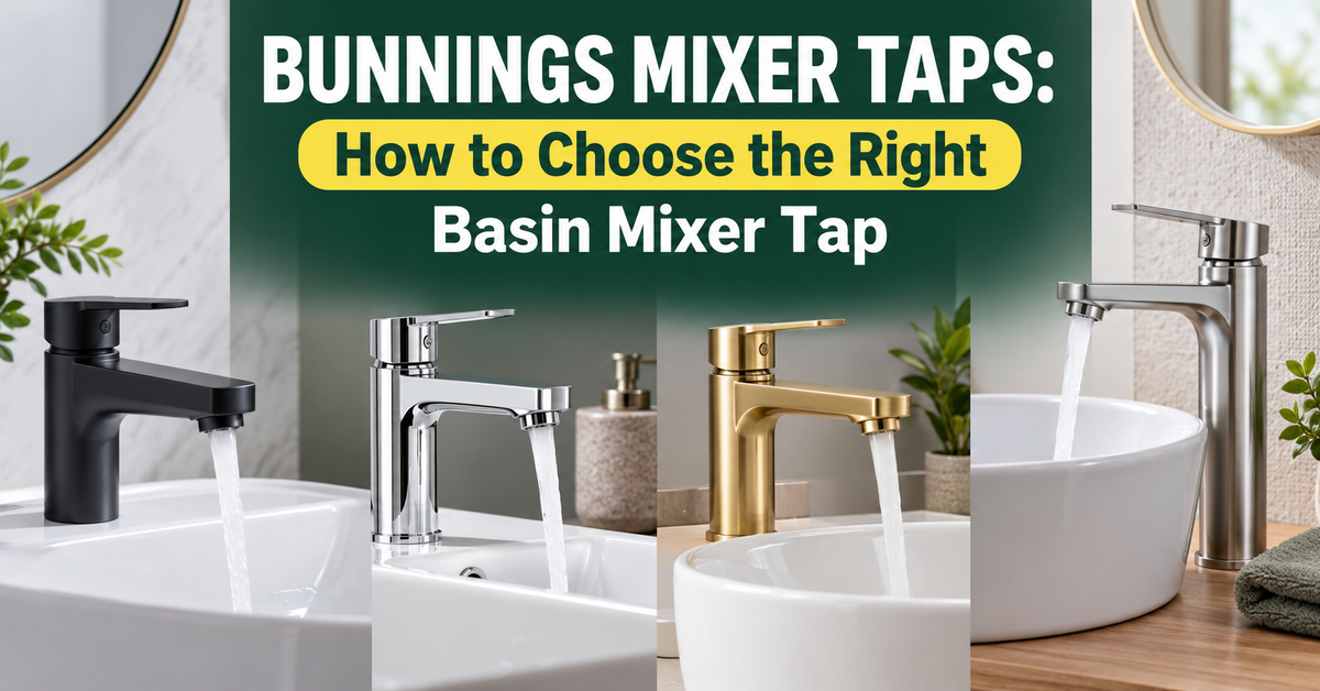 Bunnings Mixer Taps: How to Choose the Right Basin Mixer Tap