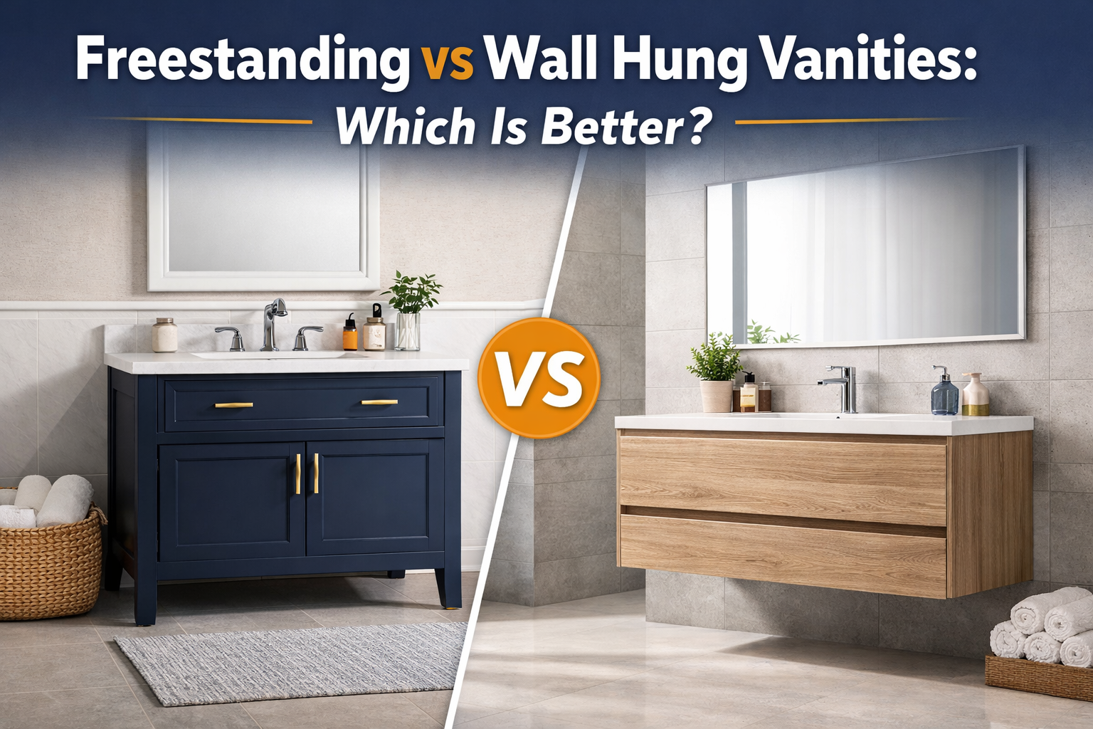 Freestanding Vs Wall Hung Vanities: Which Is Better?