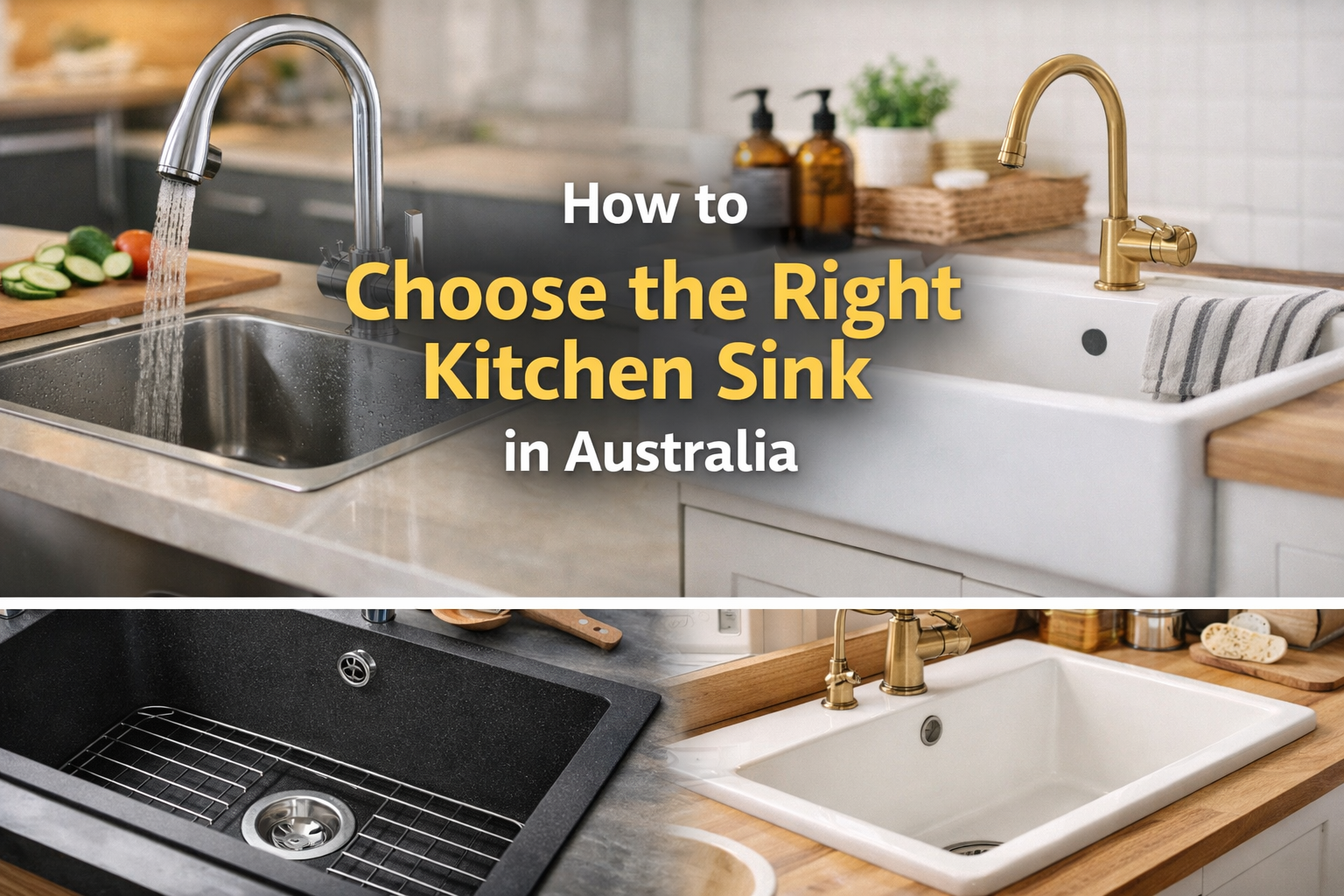 How to Choose the Right Kitchen Sink in Australia