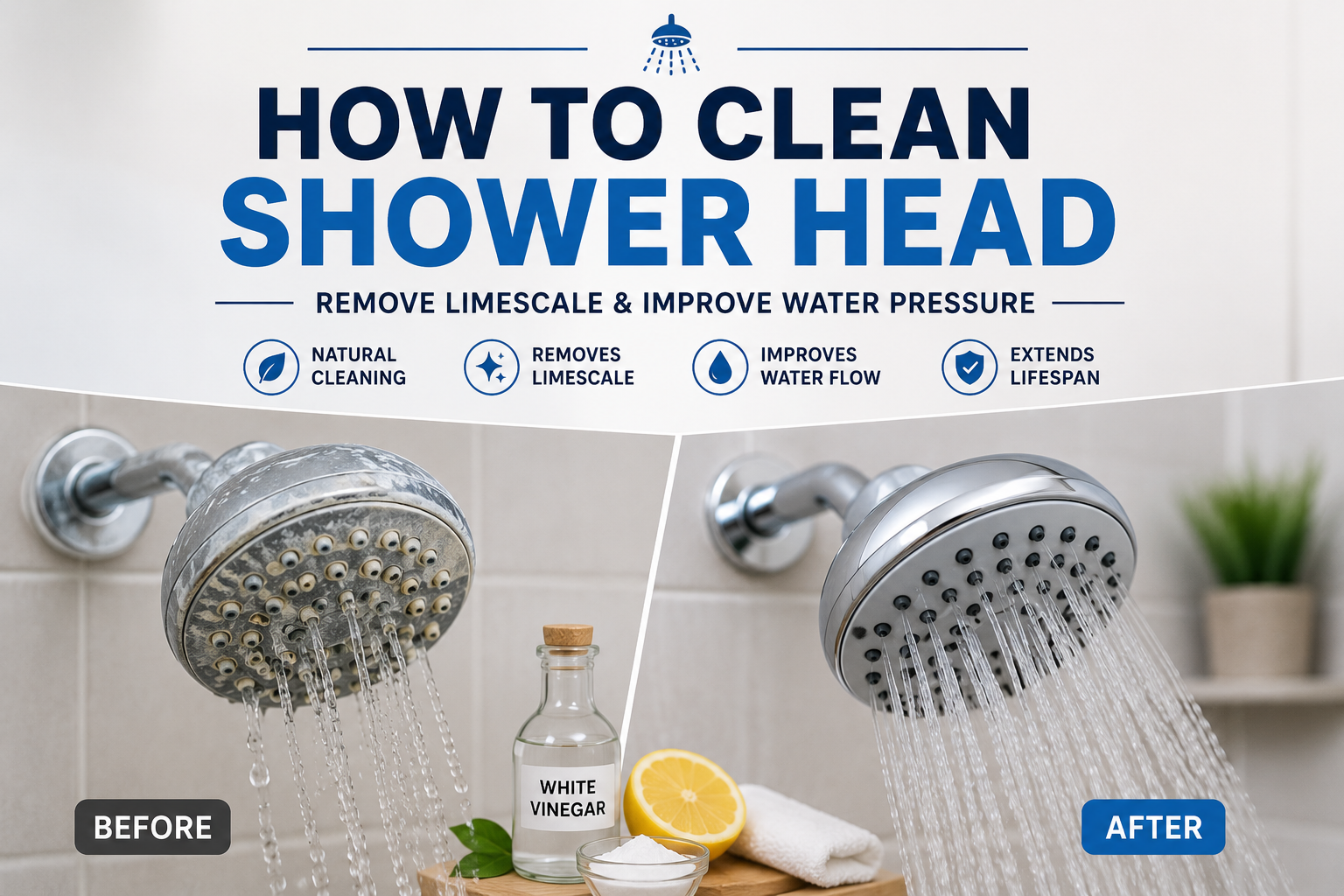 How to Clean Shower Head (Step-by-Step Guide)