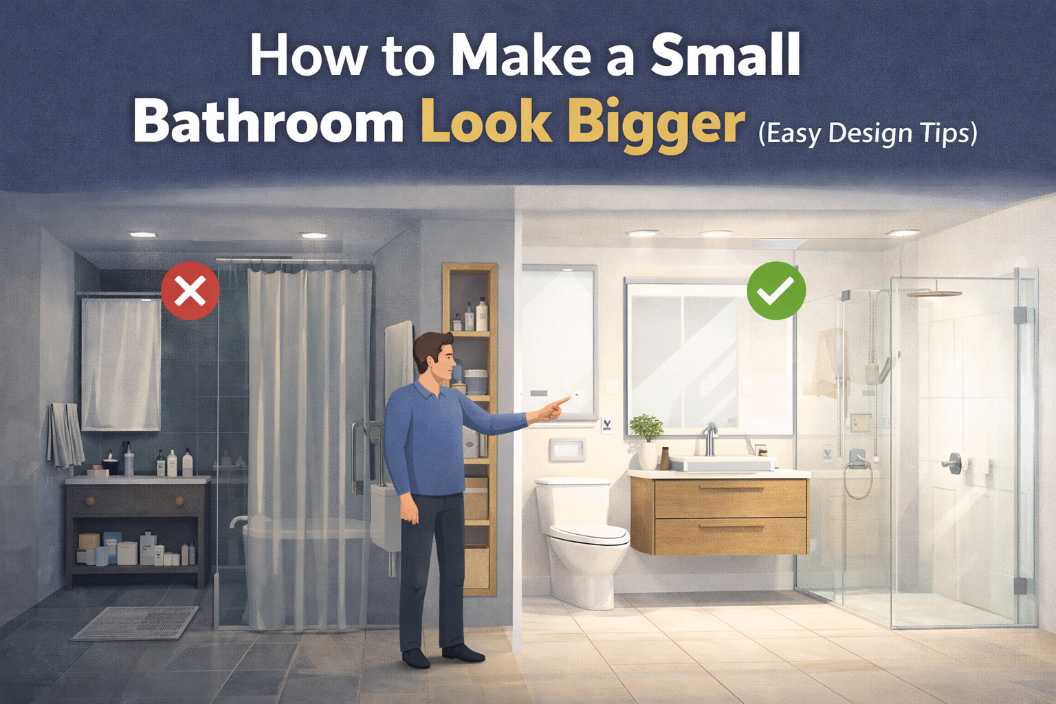 How to Make a Small Bathroom Look Bigger