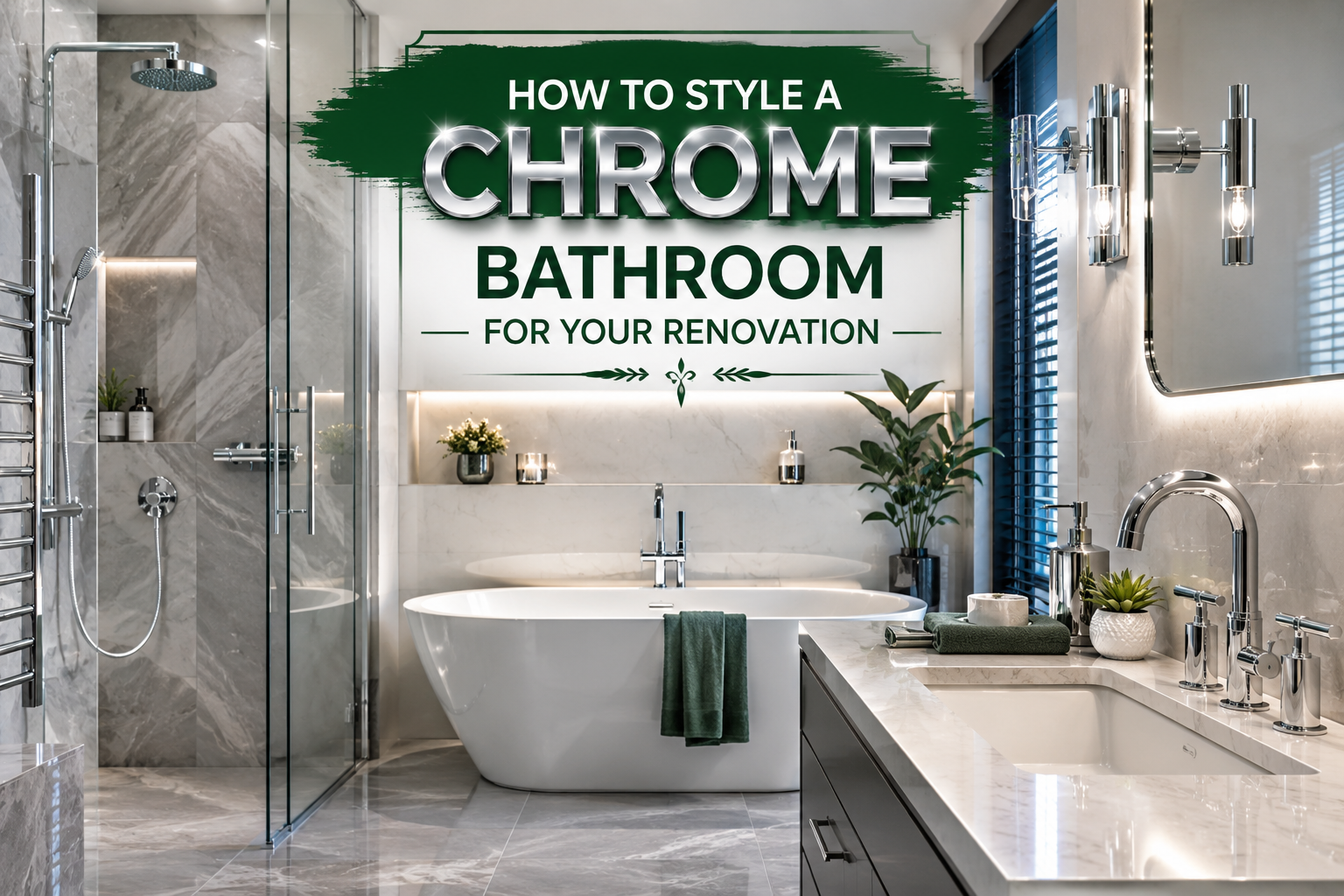 How to Style a Chrome Bathroom for Your Renovation