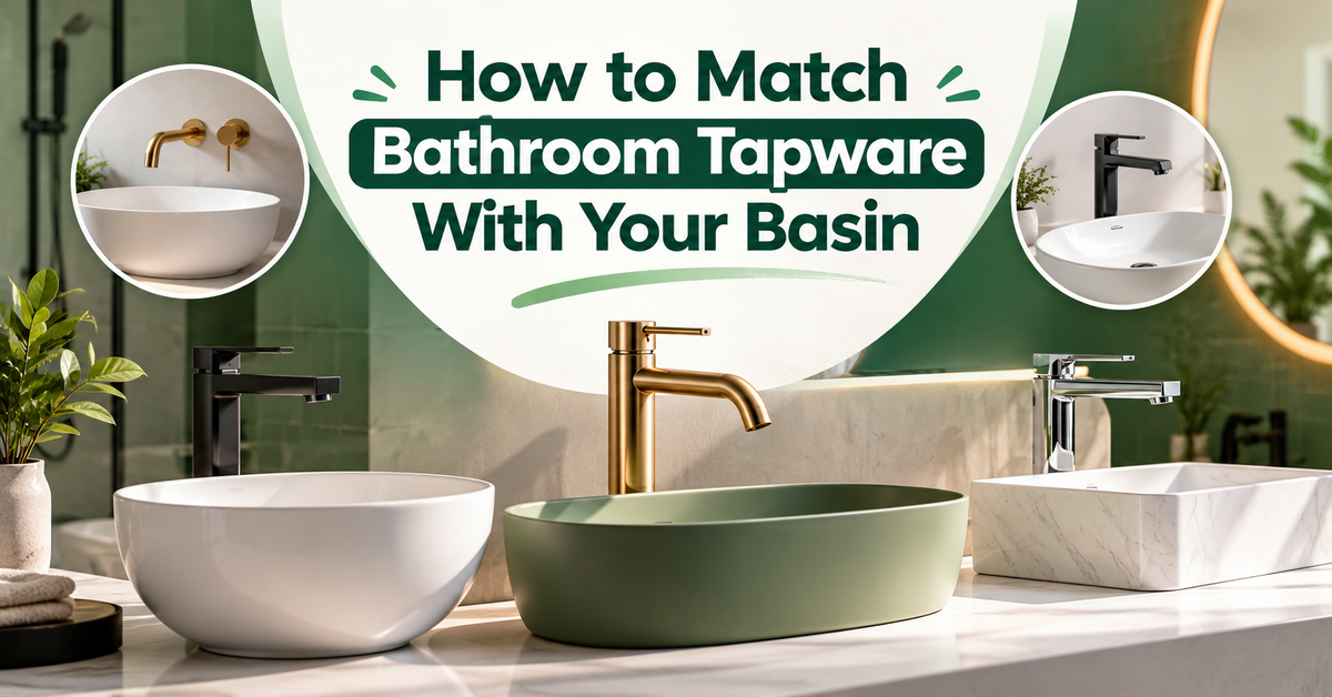 How to Match Bathroom Tapware With Your Basin