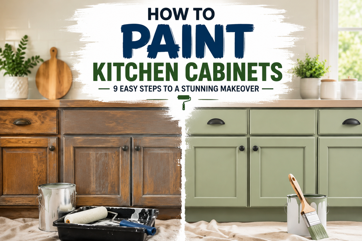 How to Paint Kitchen Cabinets