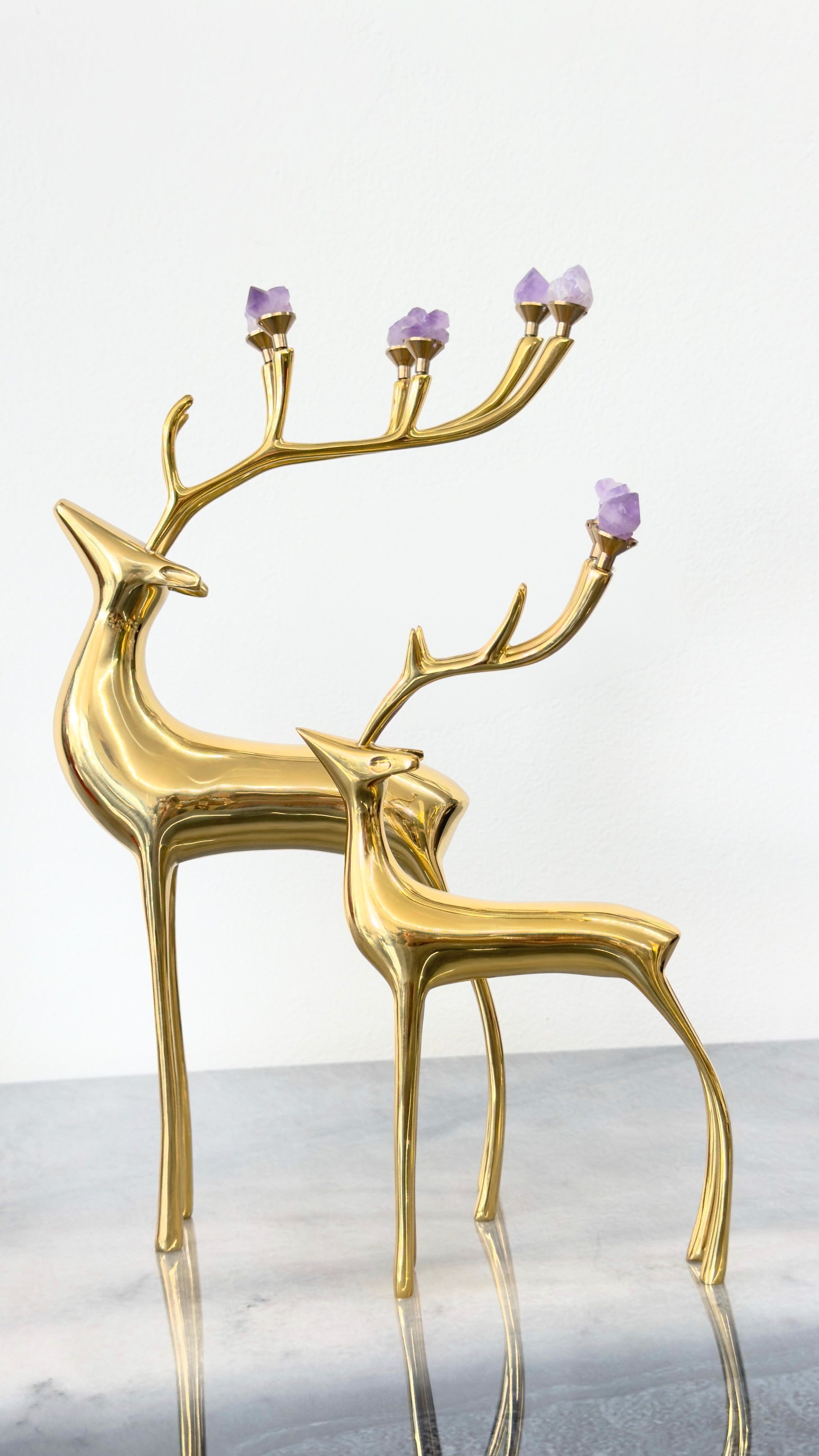 Metal Deer - Living and Bathroom