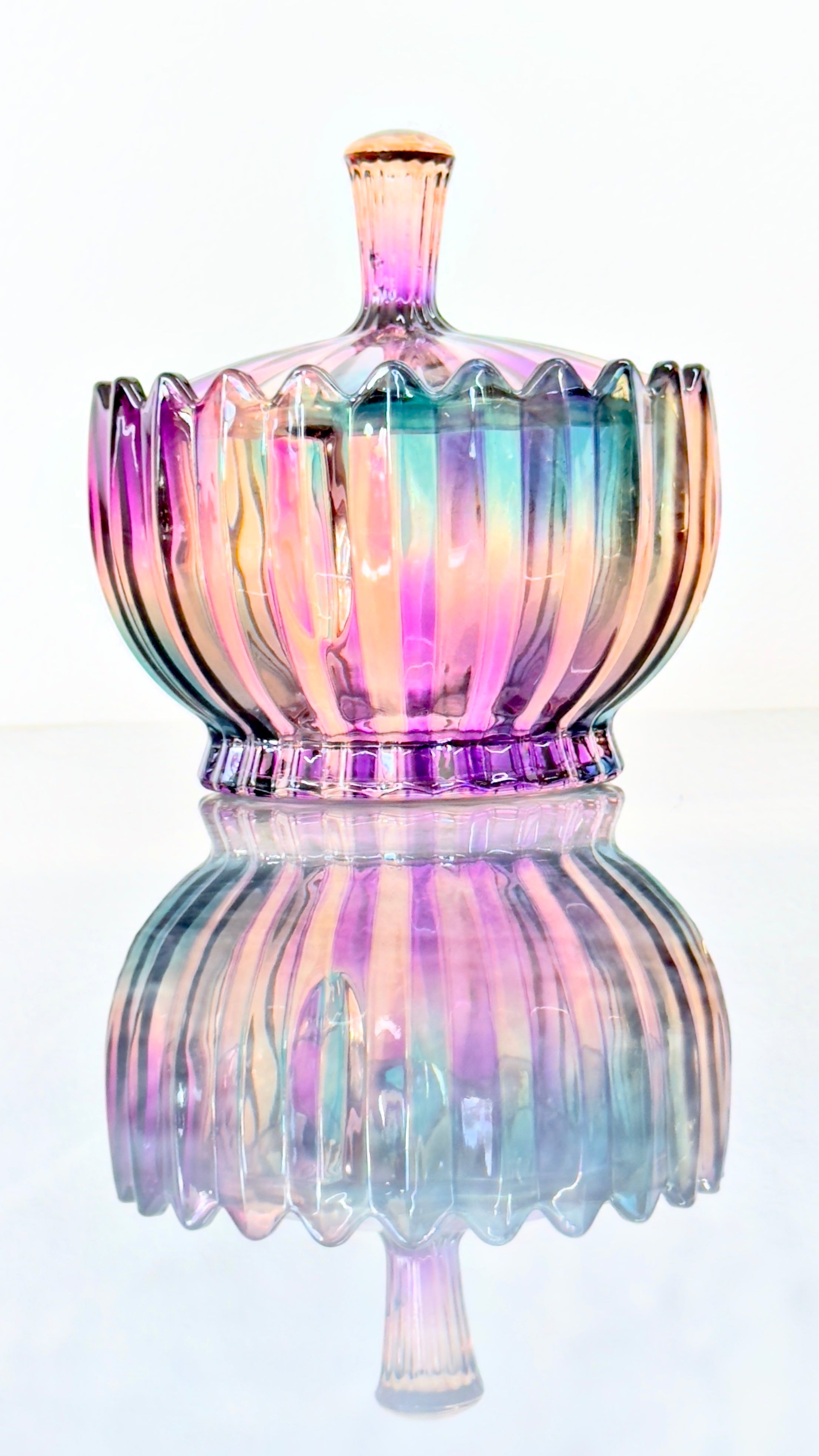 Colourful Glass Bowl With Led - Living and Bathroom