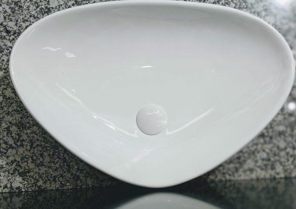 Lusso 59 Above Counter Triangular Basin - Living and Bathroom