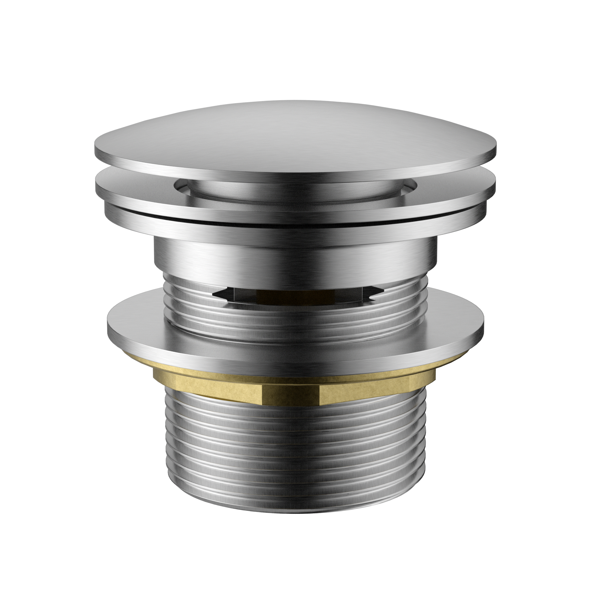 Bath 40mm Overflow Pop-Up Waste Brushed Nickel