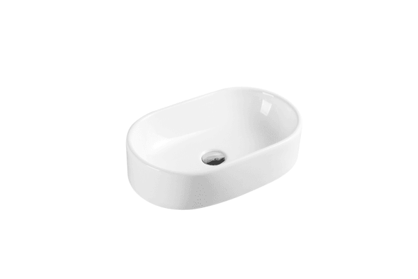 Evea 52 Above Counter Oval Basin - Living and Bathroom