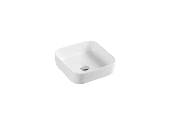 SQ 39 Above Counter Round Basin - Living and Bathroom