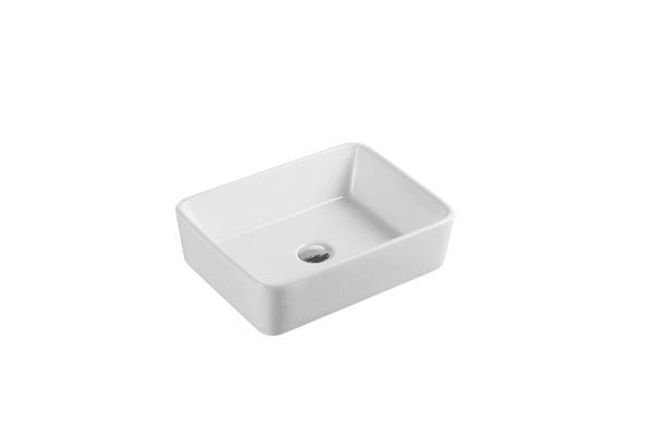 Qtro 48 Above Counter Rectangular Basin - Living and Bathroom