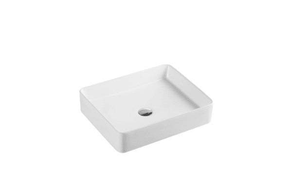 Qtro 51 Above Counter Rectangular Basin - Living and Bathroom