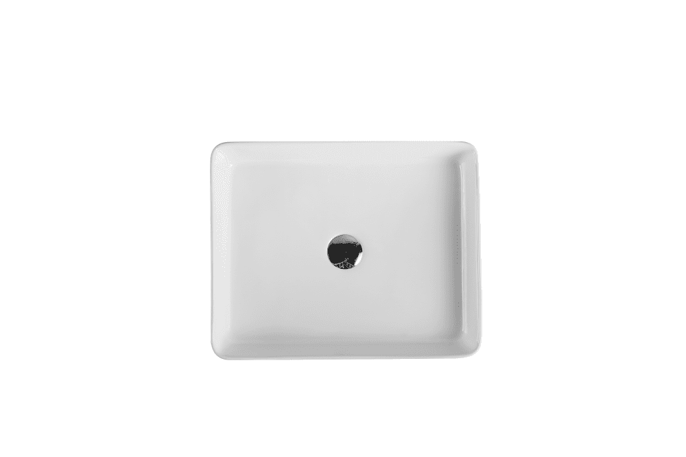 Qtro 51 Above Counter Rectangular Basin - Living and Bathroom