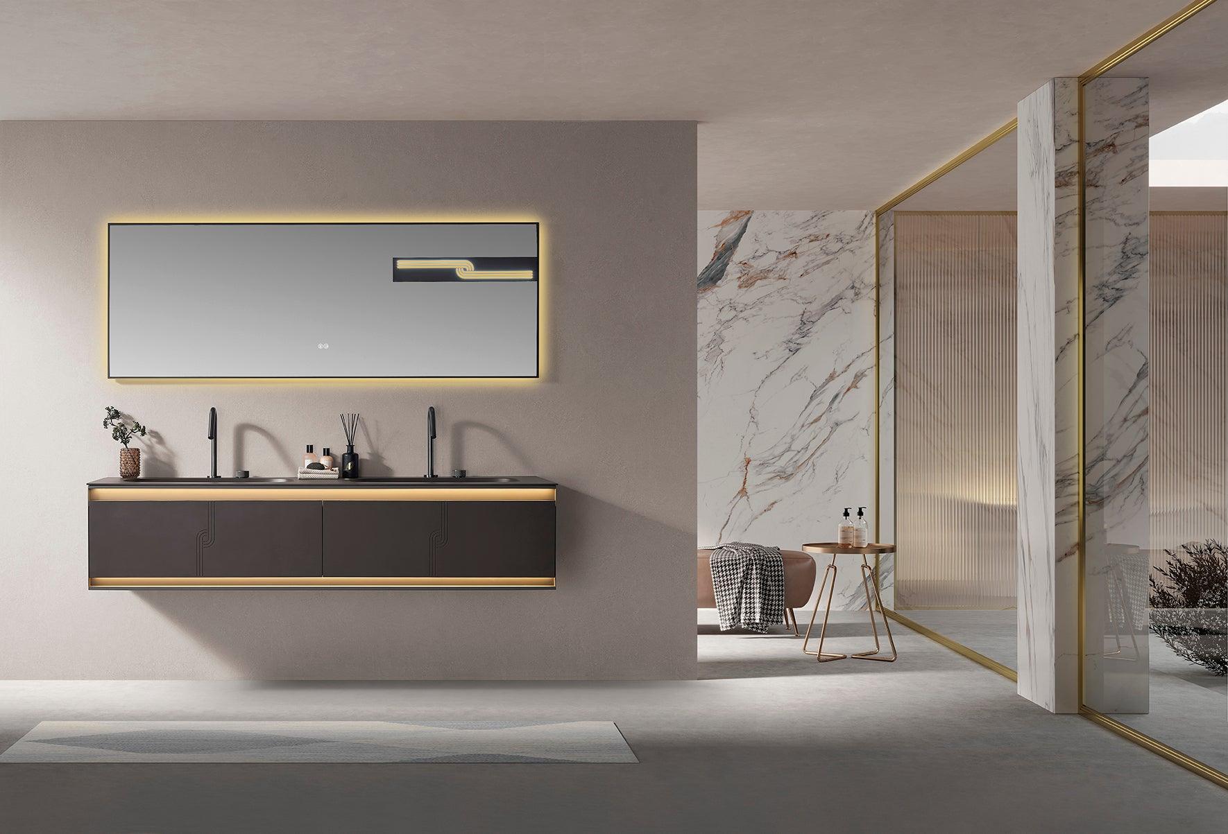 LAB Saturn Stainless Steel Vanity LED - Living and Bathroom