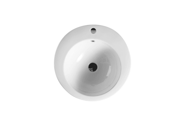 Zento 55 Freestanding Ovular Pedestal Basin - Living and Bathroom