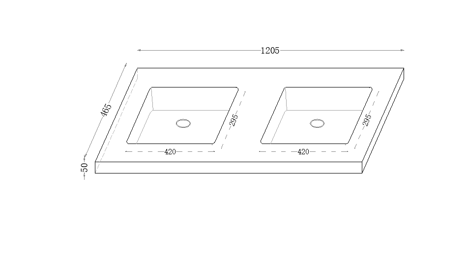 Plain White Undermount Sintered Stone Top With Seamless Ceramic Basin Without Tap Hole