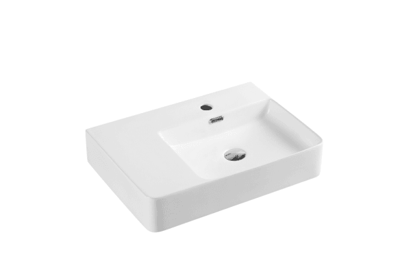 Vento 60ML Wall-Hung Basin - Living and Bathroom