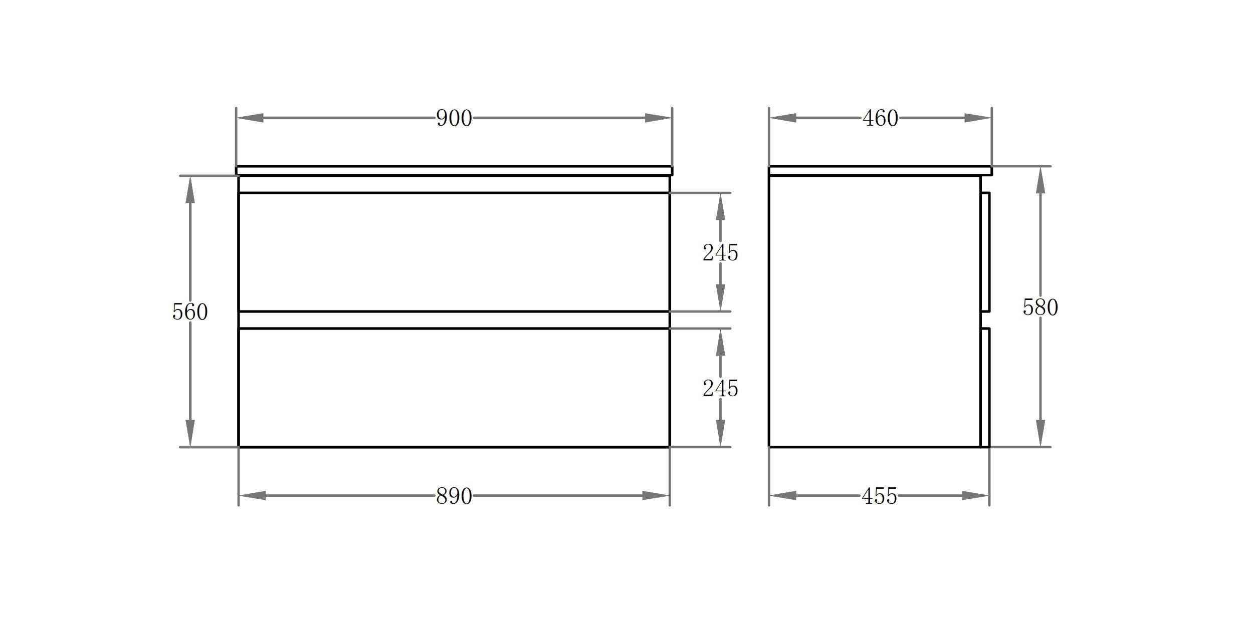 Riva Built-in- Kickbord P94KB