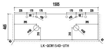 Calacatta Night Matte White  Solid Surface Stone Top