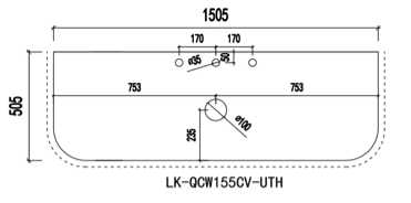 Calacatta Artic Curve Matte White  Solid Surface Stone Top