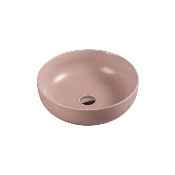 ASTI 90 Matt Pink Above Counter Basin - Living and Bathroom