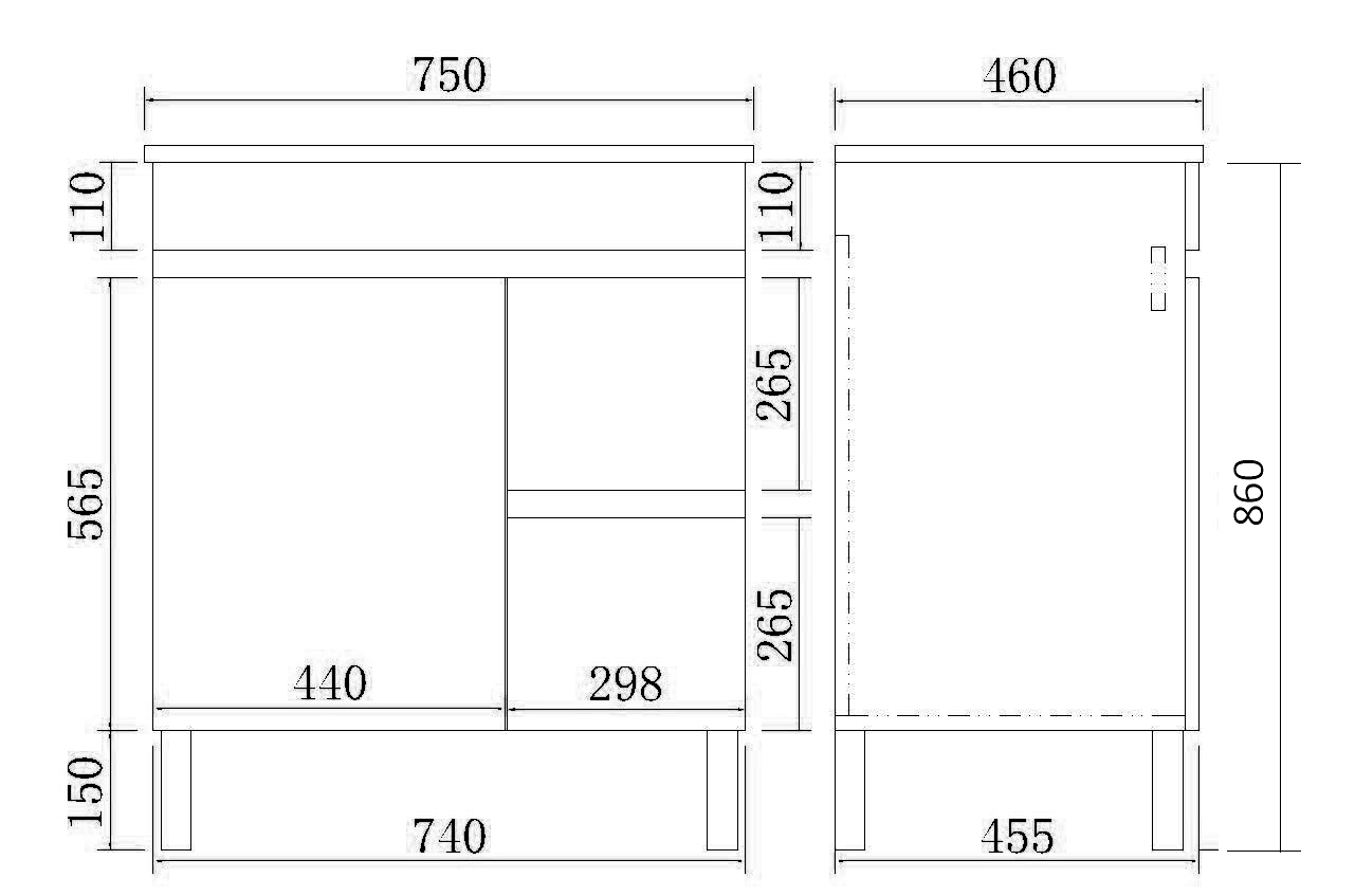 Evie EV74RL-DB Dark Brown