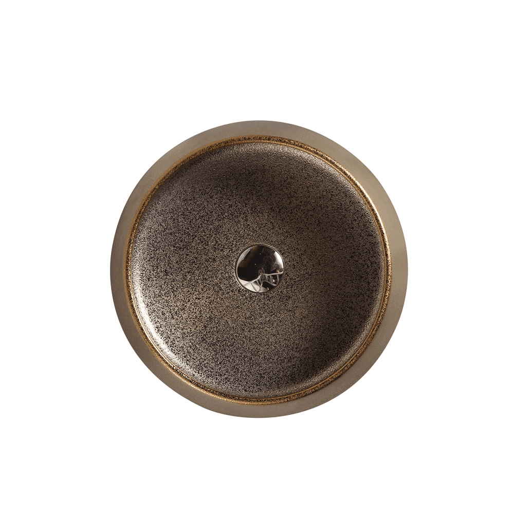 Trier 70 Art Gold Above Counter Round Basin - Living and Bathroom