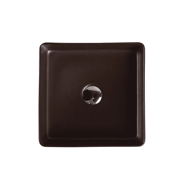 Etna Cappuccino Above Counter Square Basin - Living and Bathroom