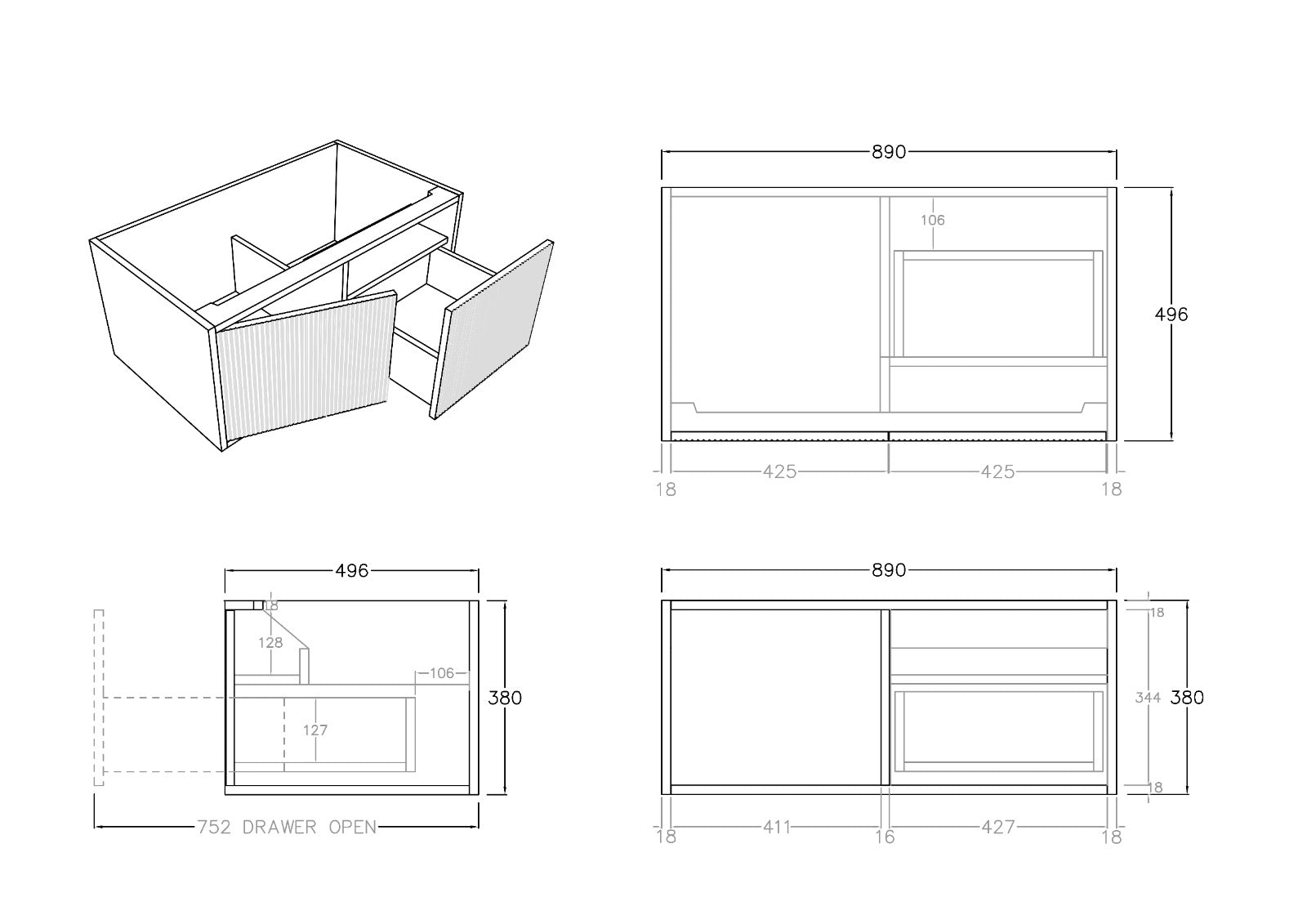 Bellevue Costal Oak K95RW