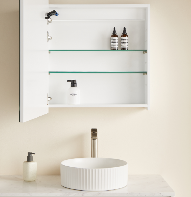 Olivia LED Shaving Cabinet 600*900*155mm