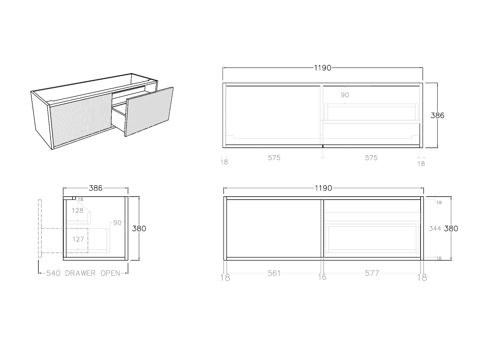 Bellevue Costal Oak K123RW