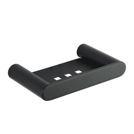 RUSHY Black Soap Dish Holder - Living and Bathroom