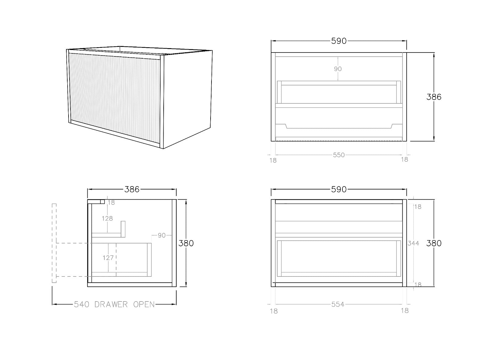 Bellevue Coastal Oak K63W