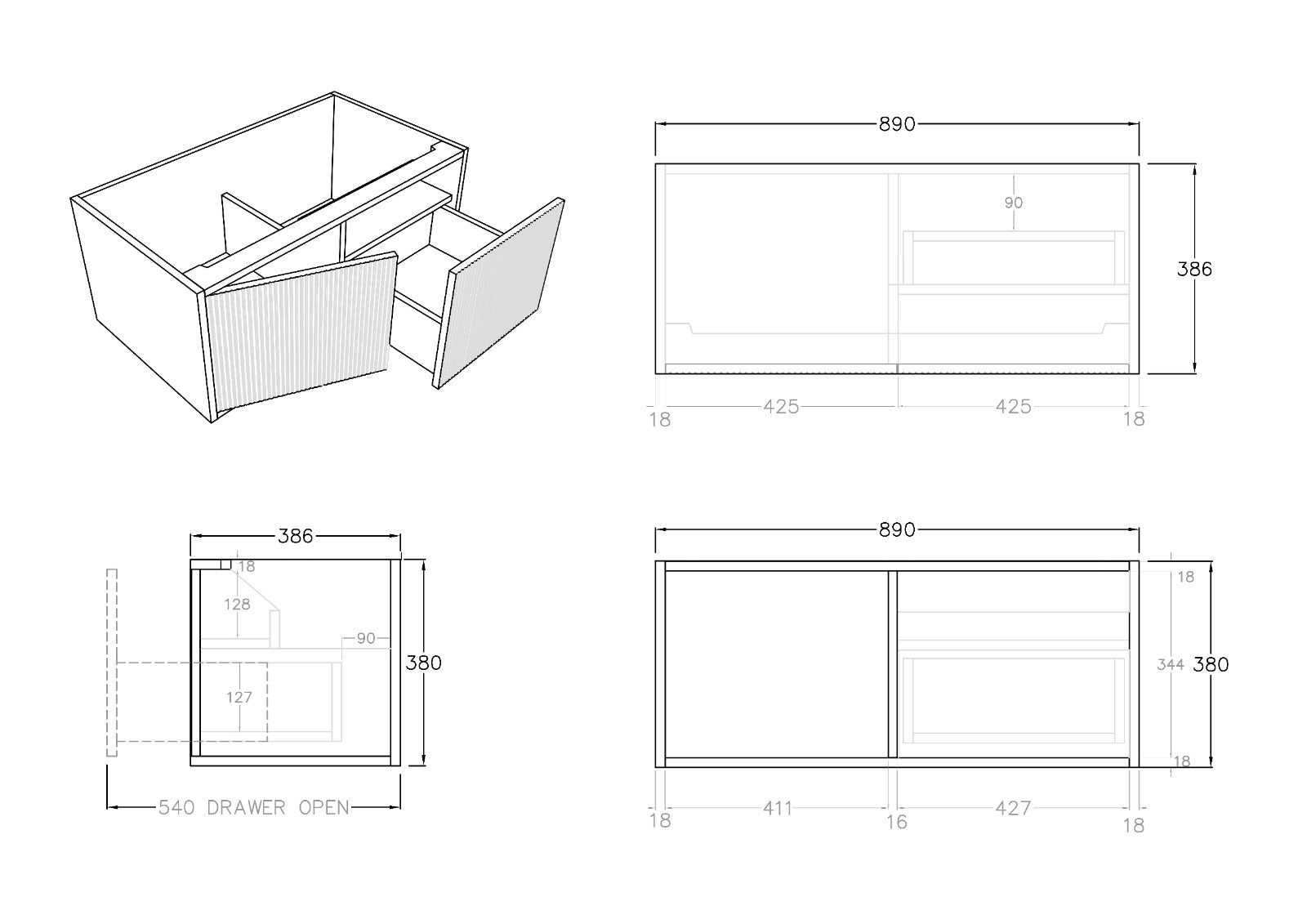 Bellevue Coastal Oak K93RW