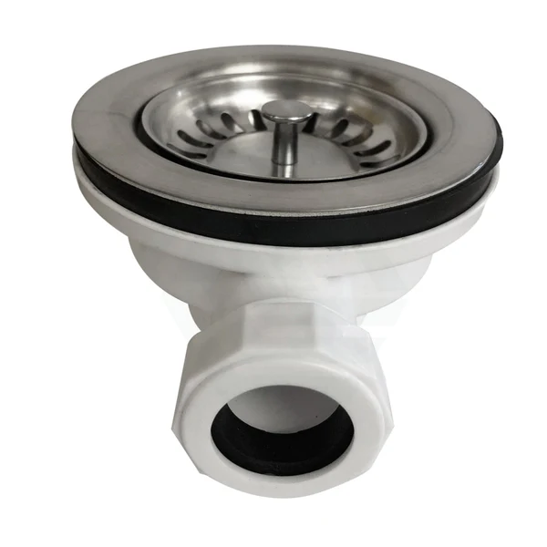 Chrome Kitchen Sink Waste with Overflow