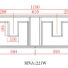 RIVA1221W-CT Wall Hung