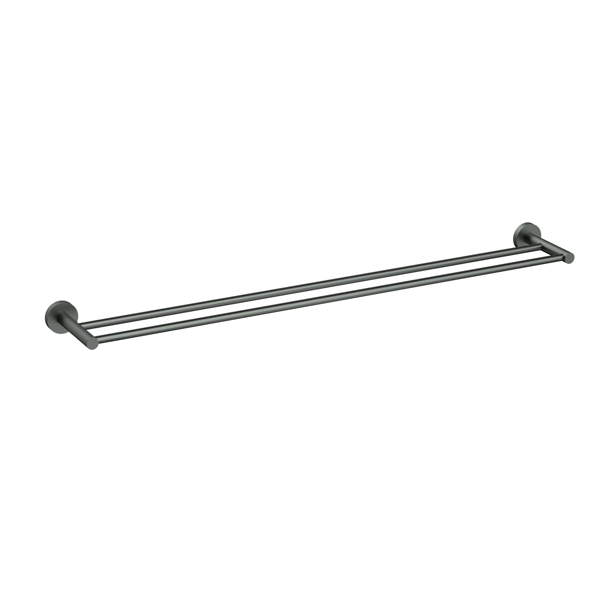 Otus Slimline Double Towel Rail 900mm Gun Metal