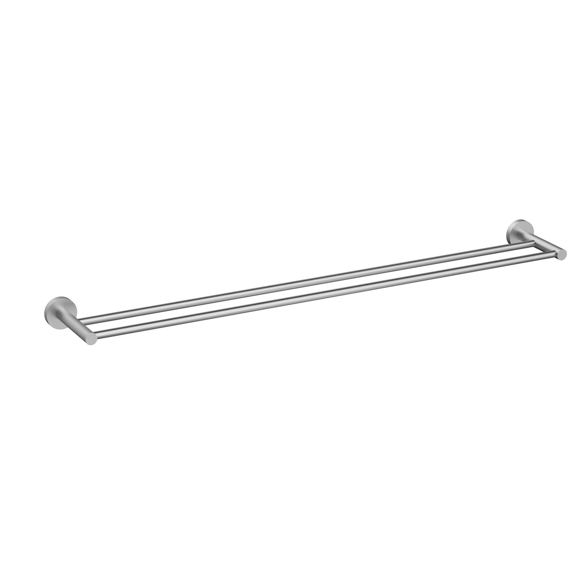 Otus Slimline Double Towel Rail 900mm- Brushed SS304