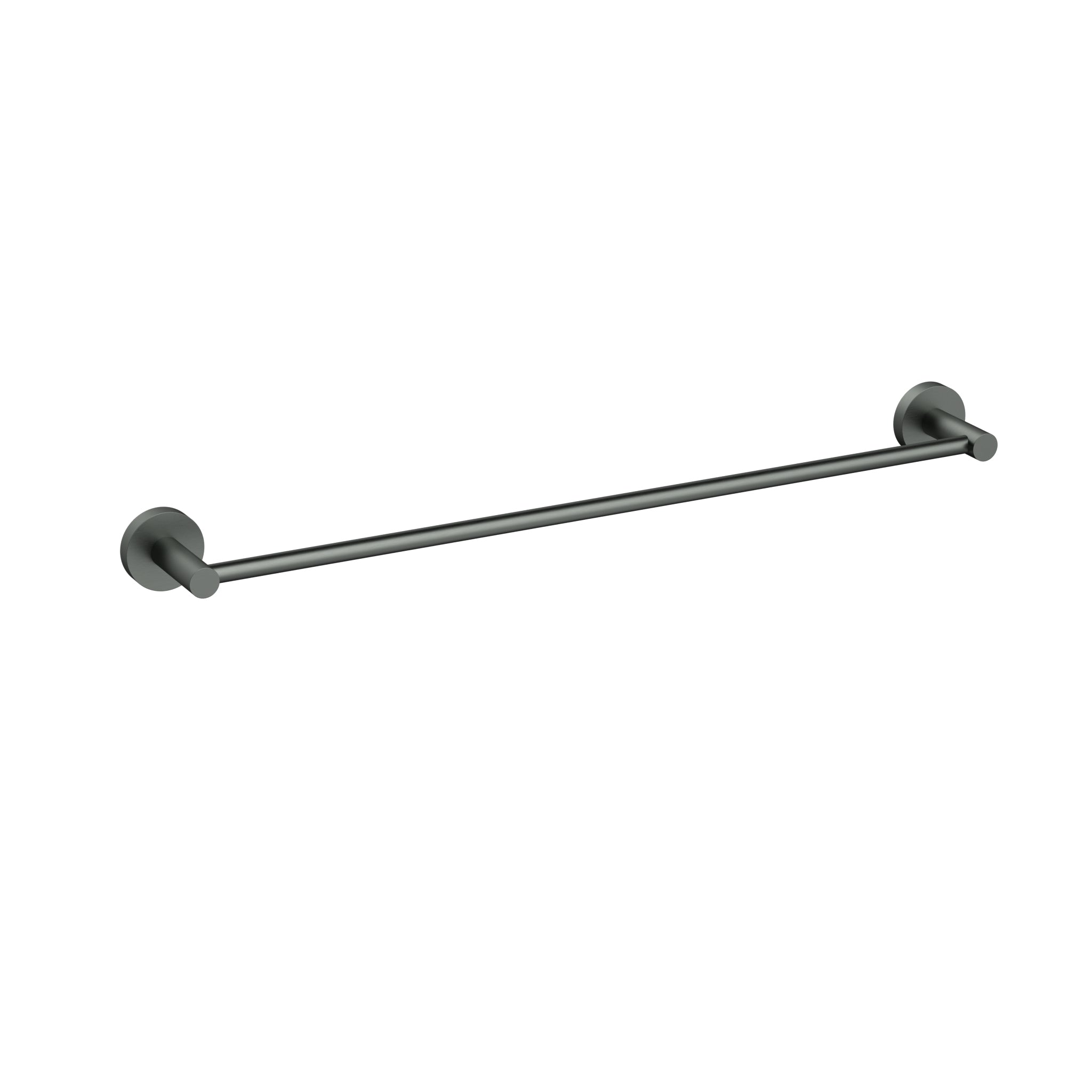 Otus Slimline Single Towel Rail 600mm Gun Metal