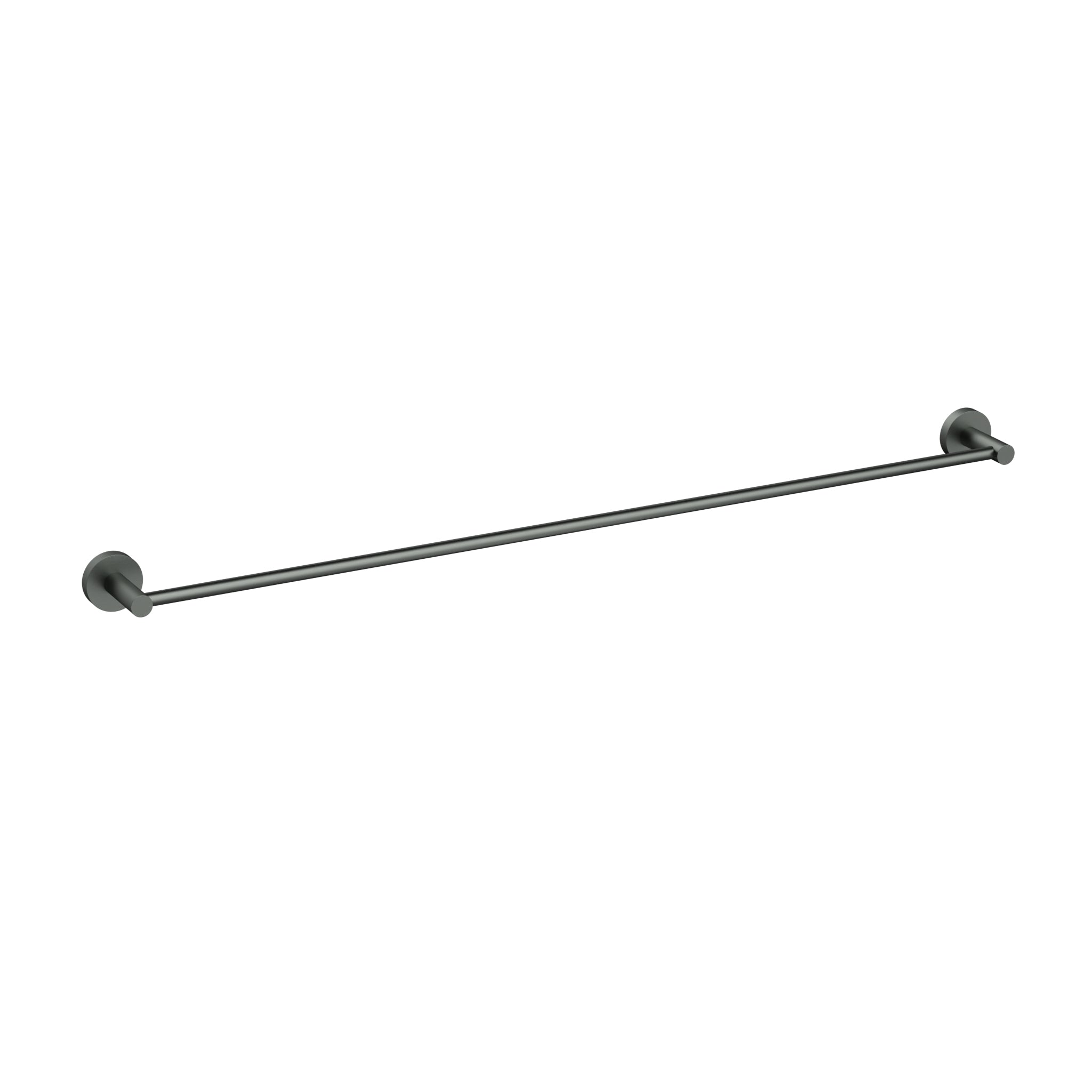 Otus Slimline Single Towel Rail 900mm-Matt Black