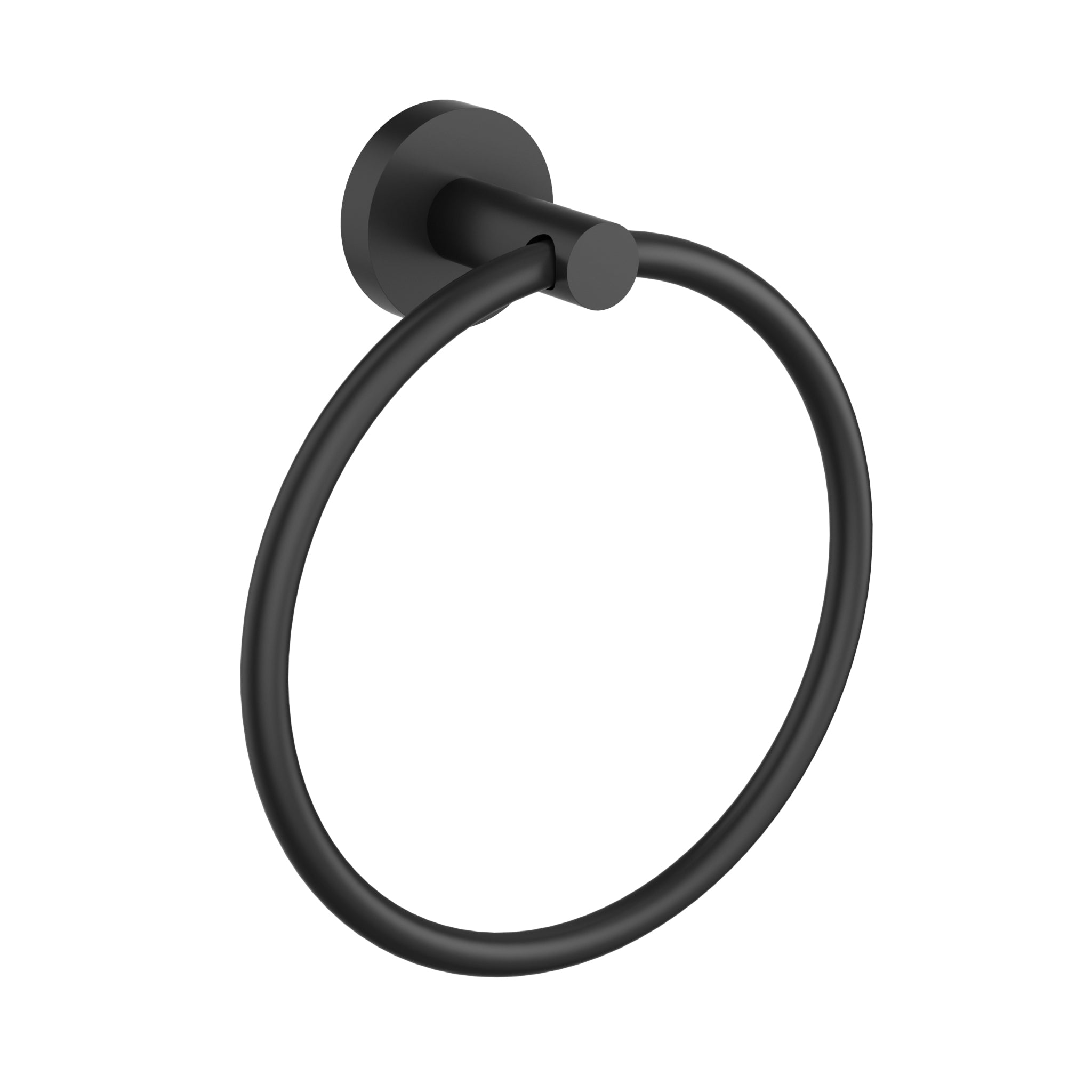 Otus Slimline Towel Ring-Matt Black