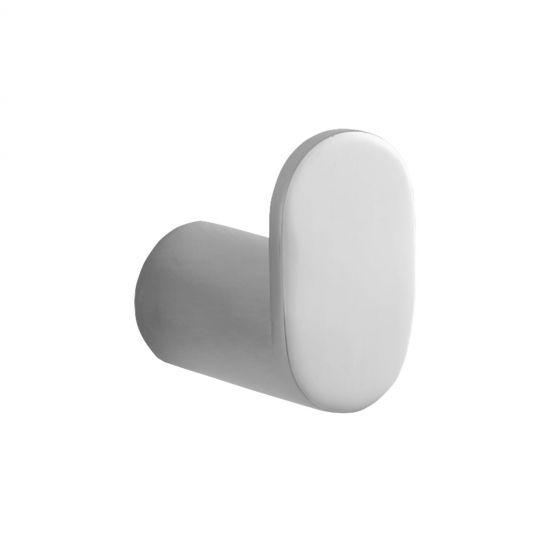RUSHY Chrome Round Robe Hook - Living and Bathroom