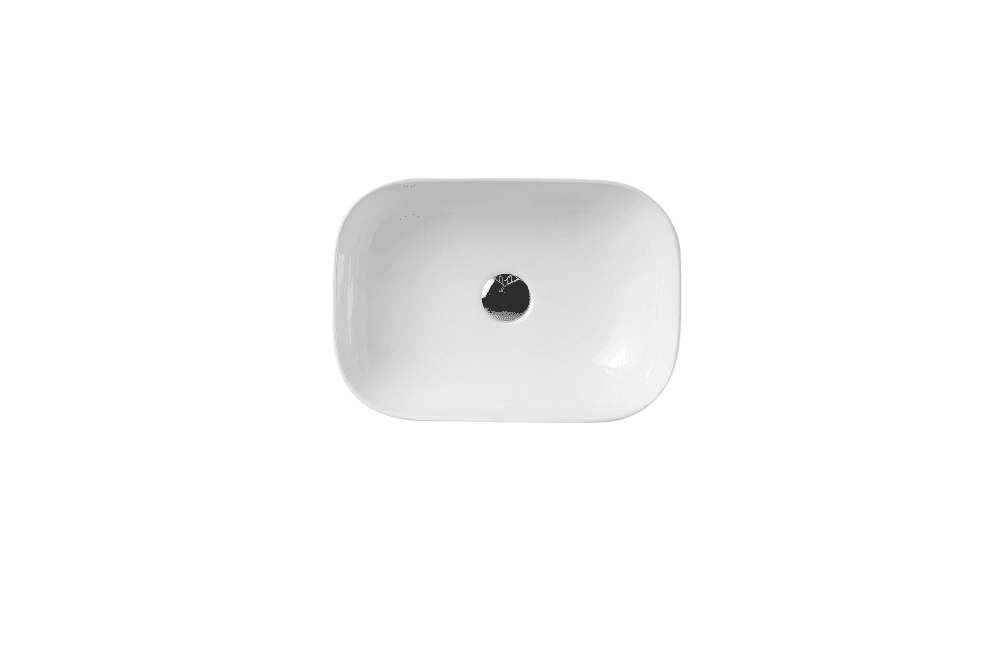 Evea 46 Above Counter Oval Basin - Living and Bathroom