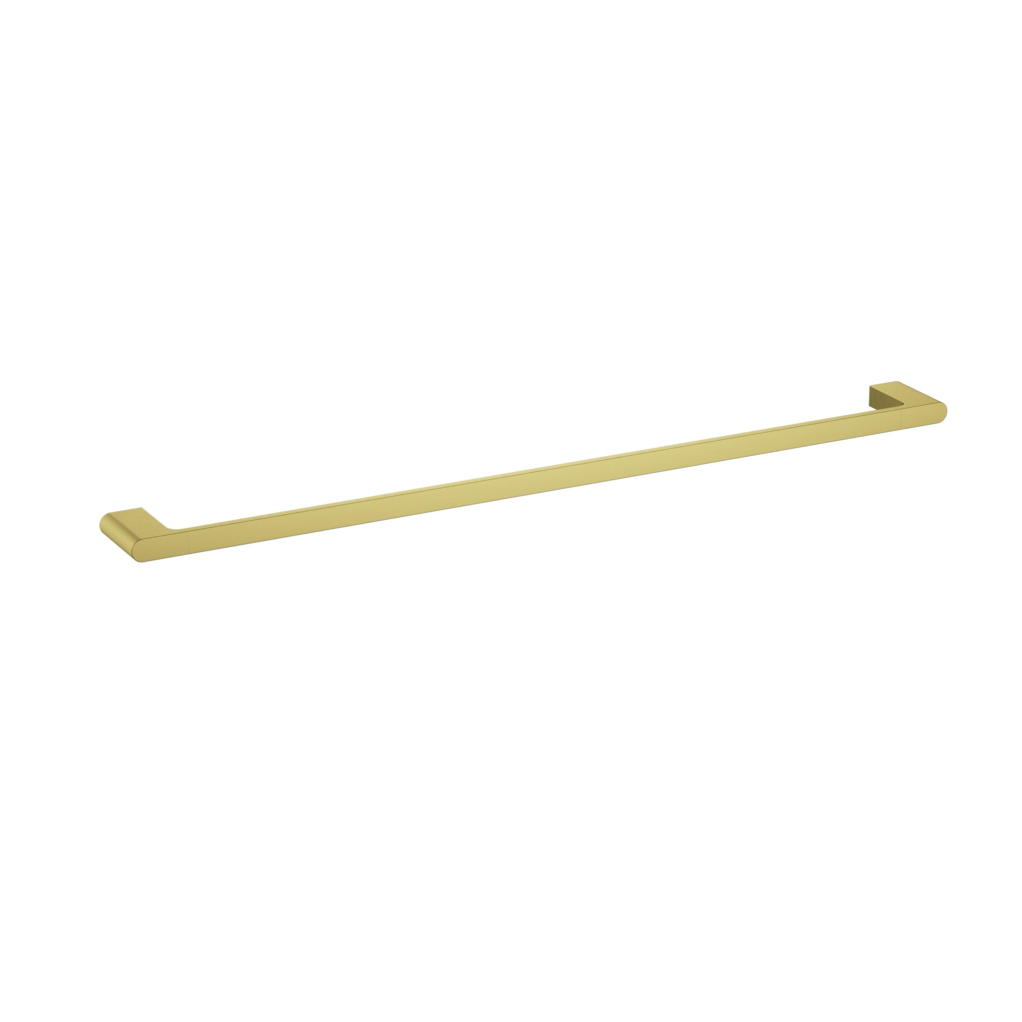 Cora Single Towel Rail 800 mm- Brushed Gold