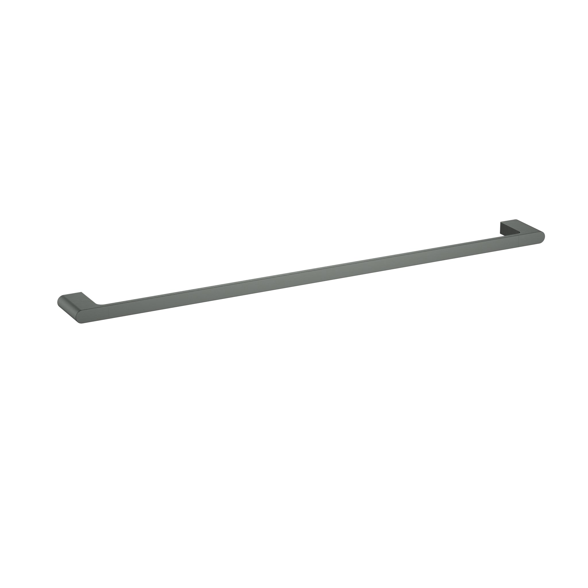 Cora Single Towel Rail 800 mm in Gun Metal