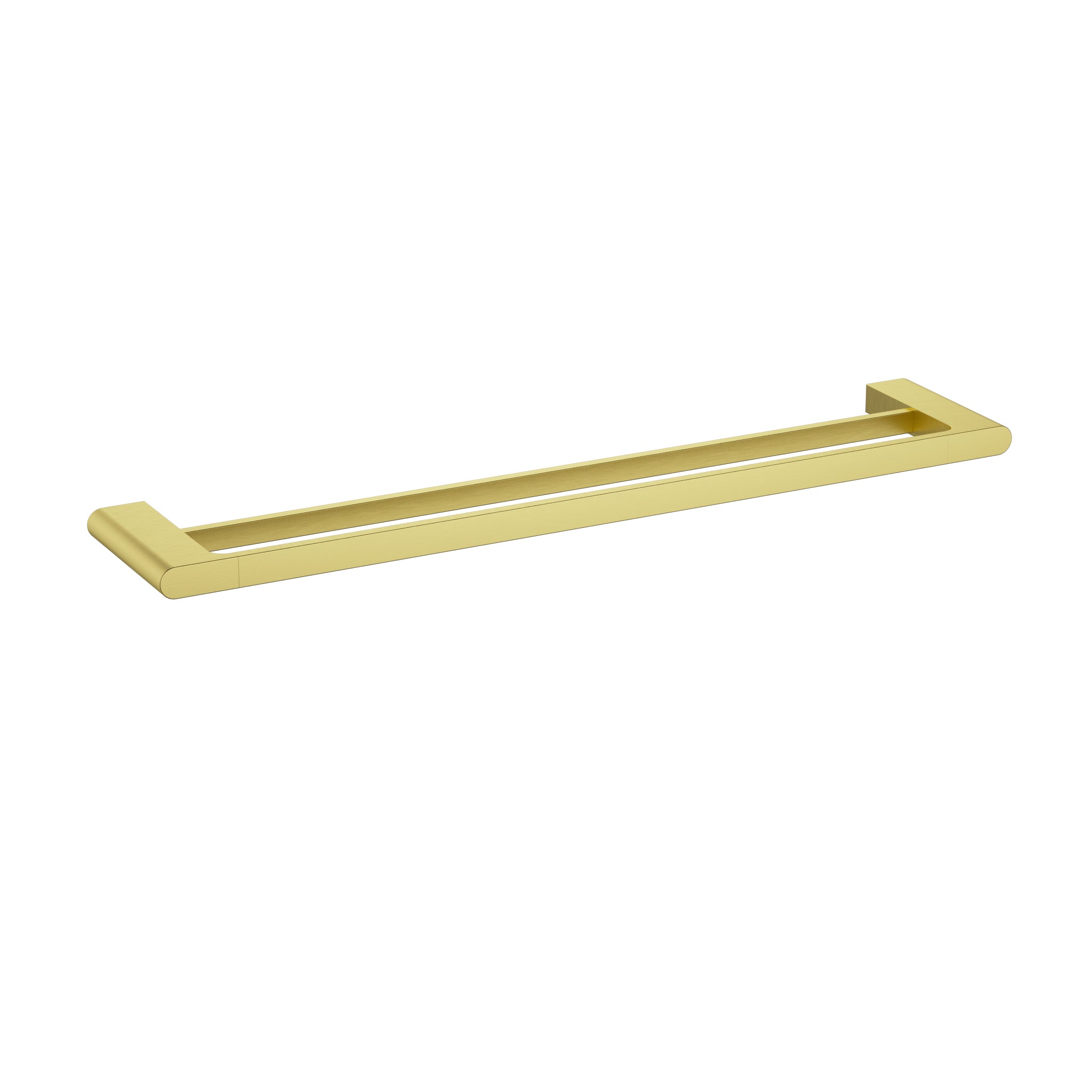 Cora Double Towel Rail 600 mm- Brushed Gold