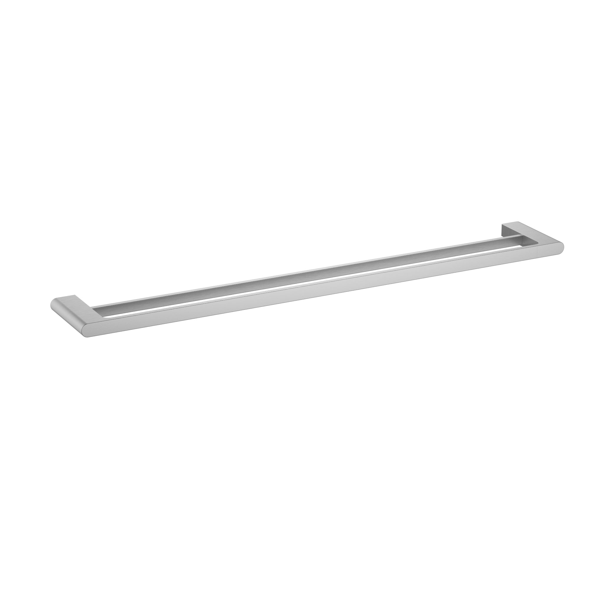 Cora Double Towel Rail 800 mm- Brushed Nickel