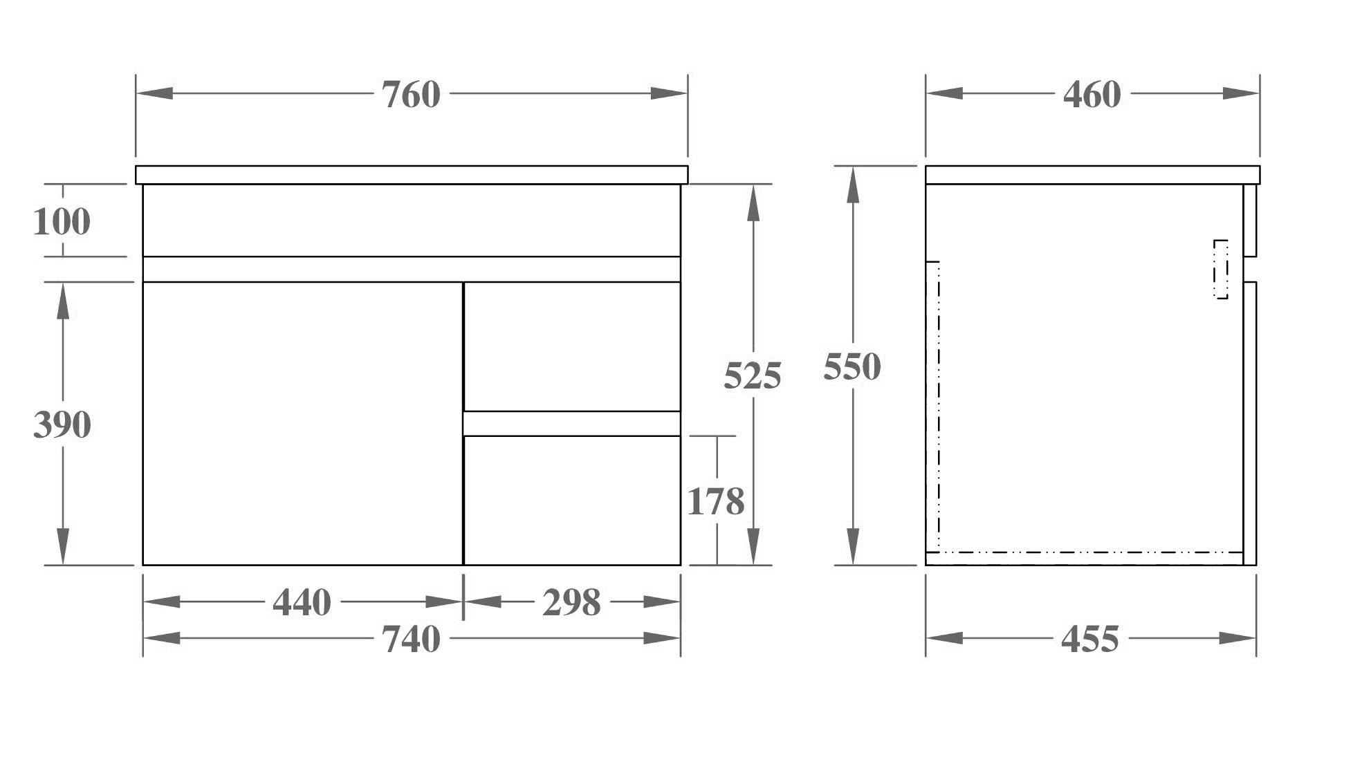 Evie EV 93LL-OAK -CT